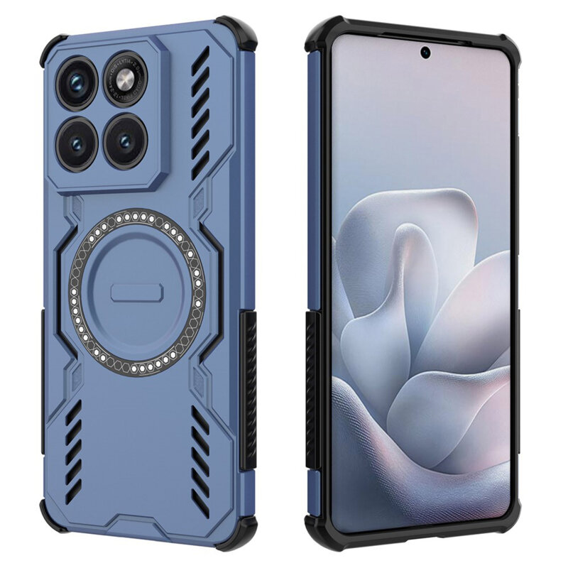 Husa Motorola Edge 70 Fusion Techsuit ArmorMag Case, albastru