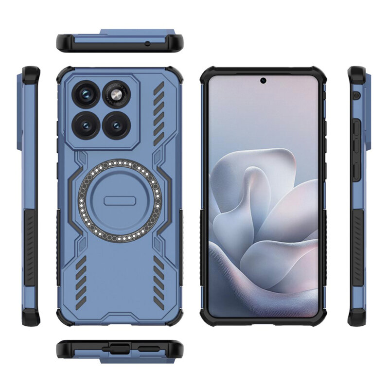 Husa Motorola Edge 70 Fusion Techsuit ArmorMag Case, albastru