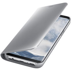 Husa Originala Samsung Galaxy S8+, Galaxy S8 Plus Clear View Cover Argintiu