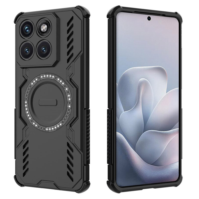 Husa Motorola Edge 70 Fusion Techsuit ArmorMag Case, negru