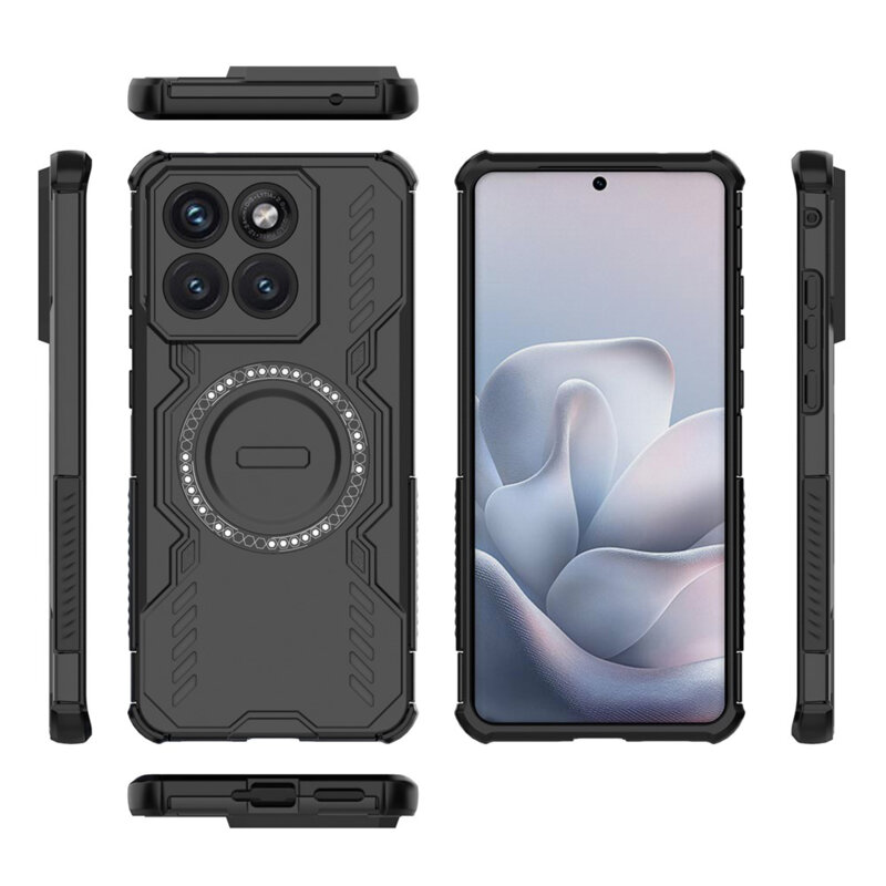 Husa Motorola Edge 70 Fusion Techsuit ArmorMag Case, negru
