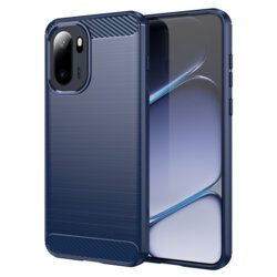 Husa OnePlus 15R Techsuit Carbon Silicone, albastru