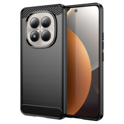 Husa Xiaomi Redmi Note 15 Pro 4G Techsuit Carbon Silicone, negru