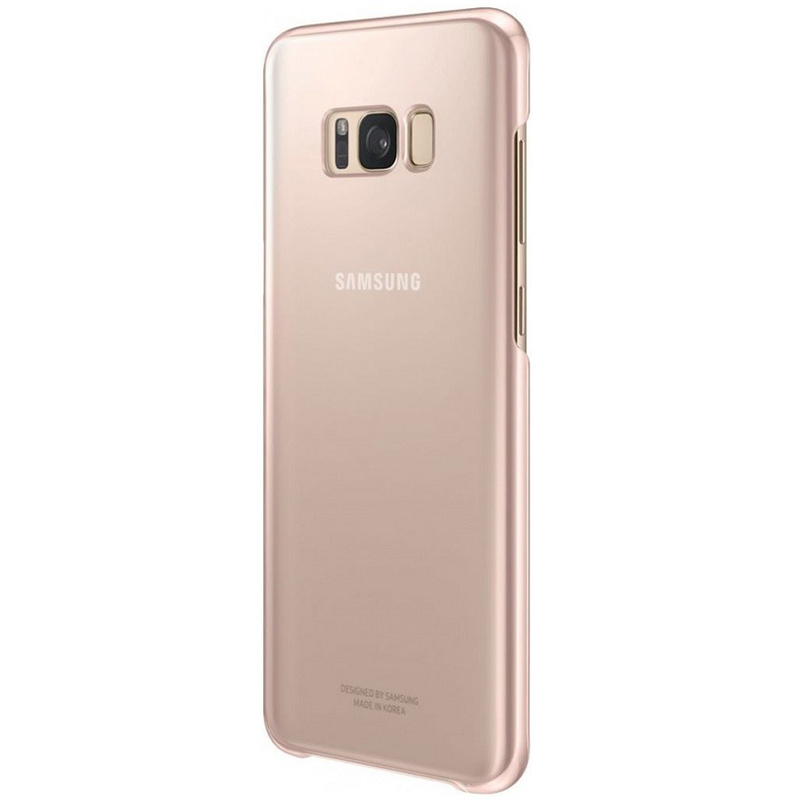 Husa Originala Samsung Galaxy S8 Clear Cover - Pink