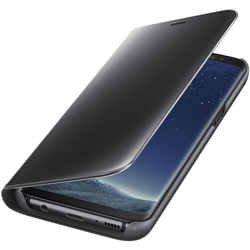Husa Originala Samsung Galaxy S8+, Galaxy S8 Plus Clear View Cover Negru