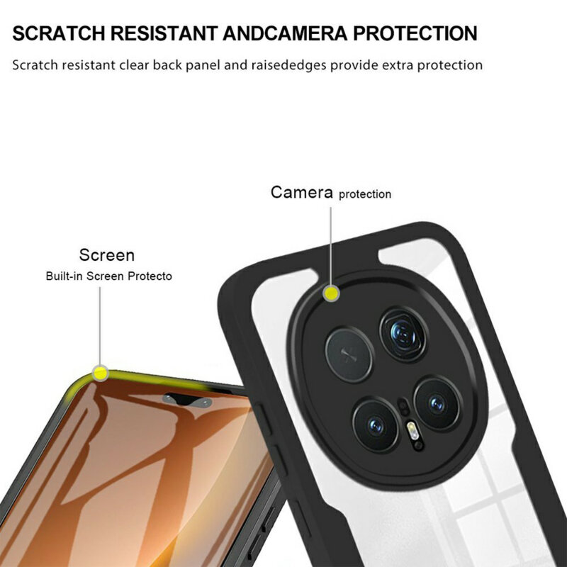 Husa 360° Honor Magic8 Pro Techsuit ColorVerse, albastru