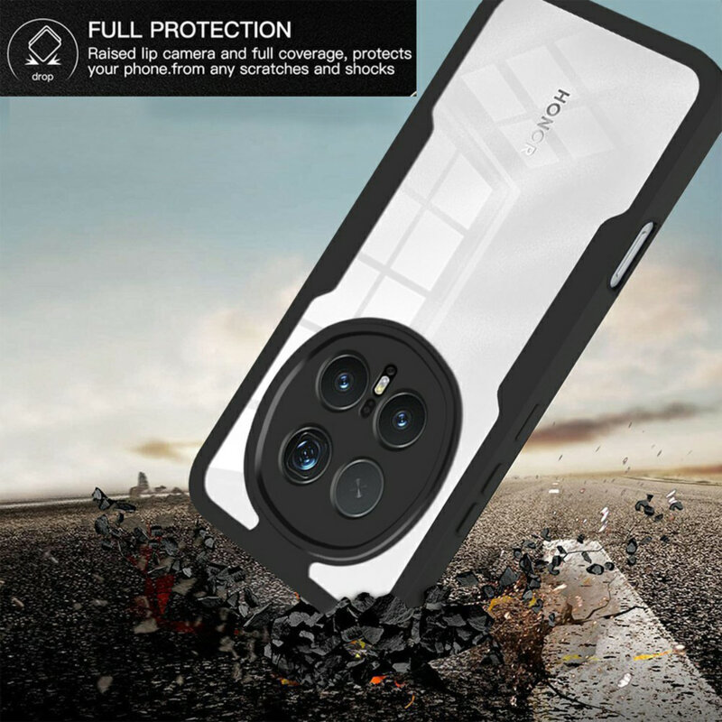 Husa 360° Honor Magic8 Pro Techsuit ColorVerse, negru