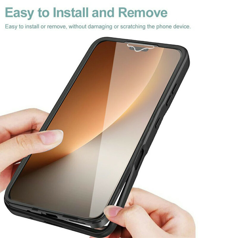 Husa 360° Honor Magic8 Pro Techsuit ColorVerse, negru