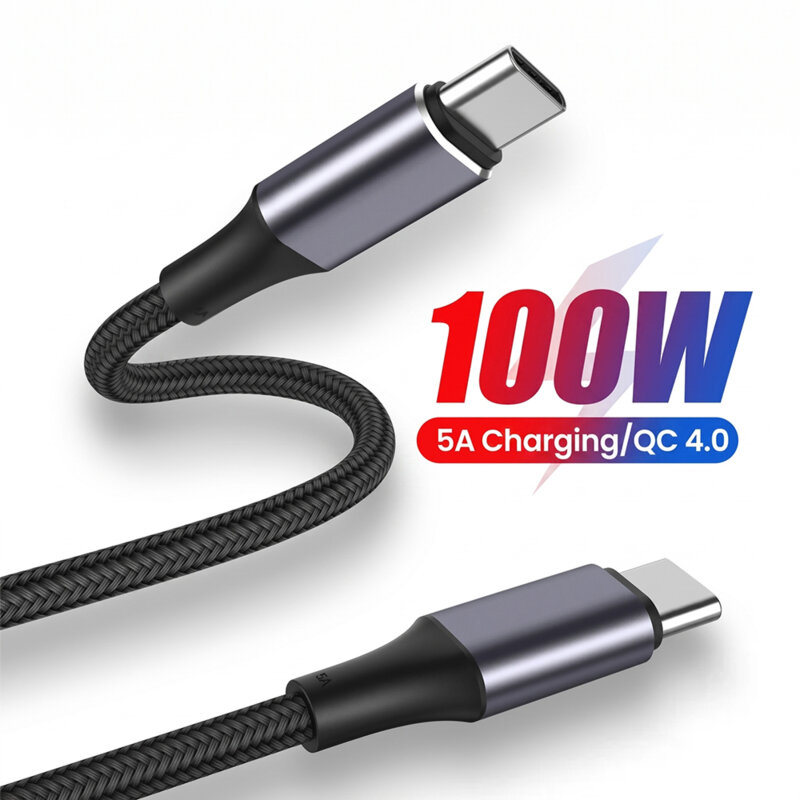 Cablu de date USB-C Super Fast Charging PD100W Techsuit PCB018, 1m