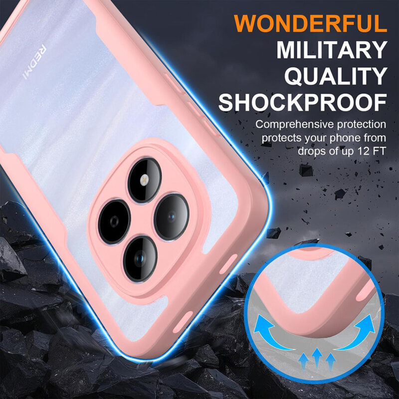 Husa 360° Honor 600 Lite Techsuit ColorVerse, roz