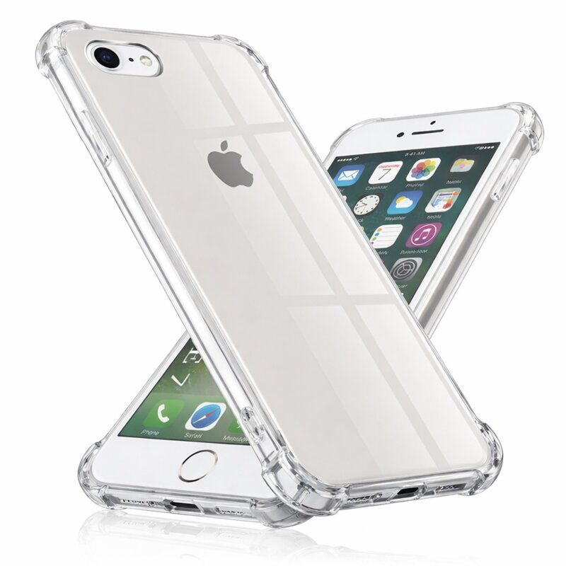 Husa iPhone 7 Techsuit Shockproof Clear Silicone, transparenta