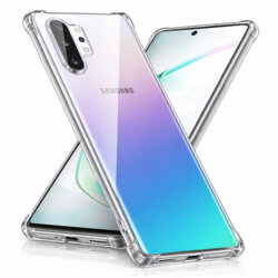 Husa Samsung Galaxy Note 10 Plus Techsuit Shockproof Clear Silicone, transparenta