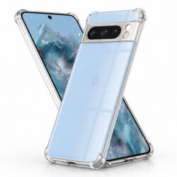 Husa Google Pixel 8 Pro Techsuit Shockproof Clear Silicone, transparenta