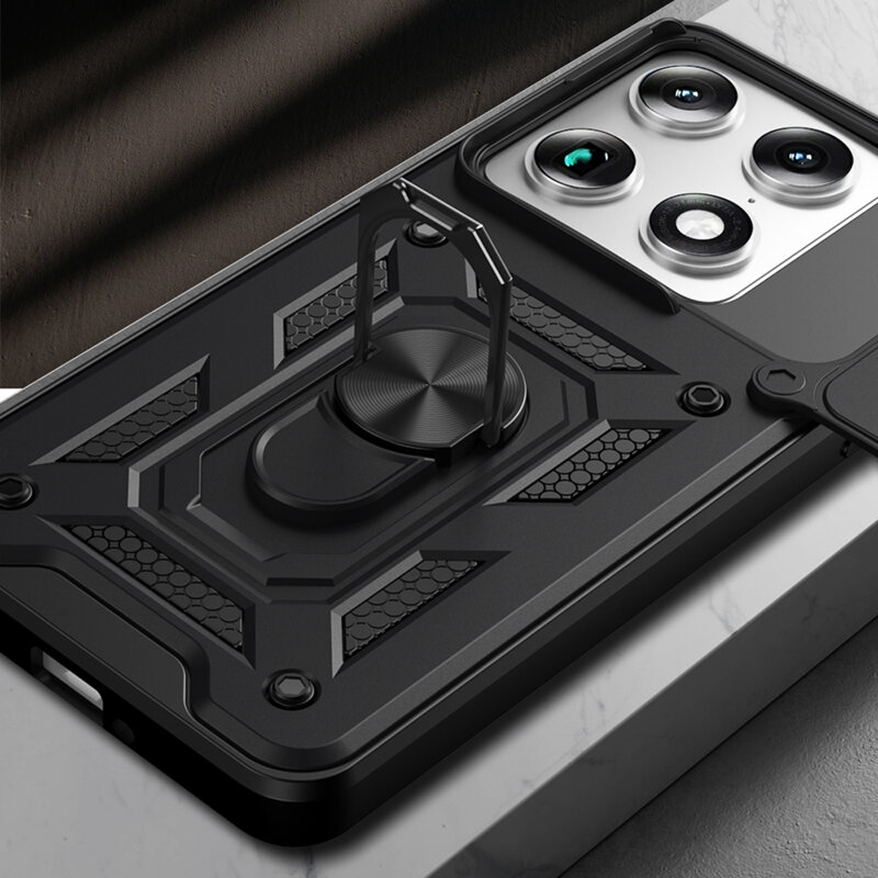 Husa Motorola Signature protectie camera Techsuit CamShield Series, negru