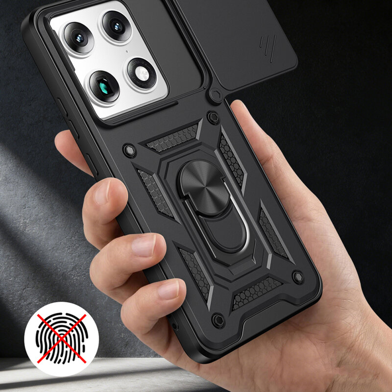 Husa Motorola Signature protectie camera Techsuit CamShield Series, negru