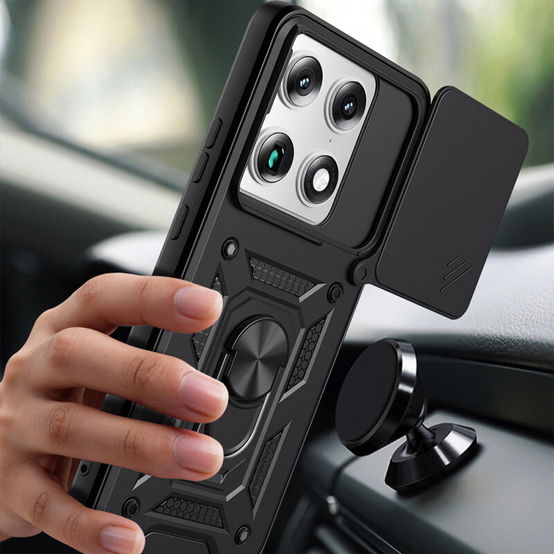 Husa Motorola Signature protectie camera Techsuit CamShield Series, negru