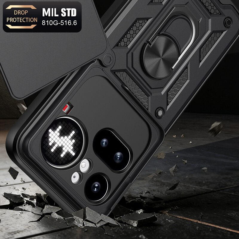 Husa Nothing Phone (4a) Pro protectie camera Techsuit CamShield Series, albastru