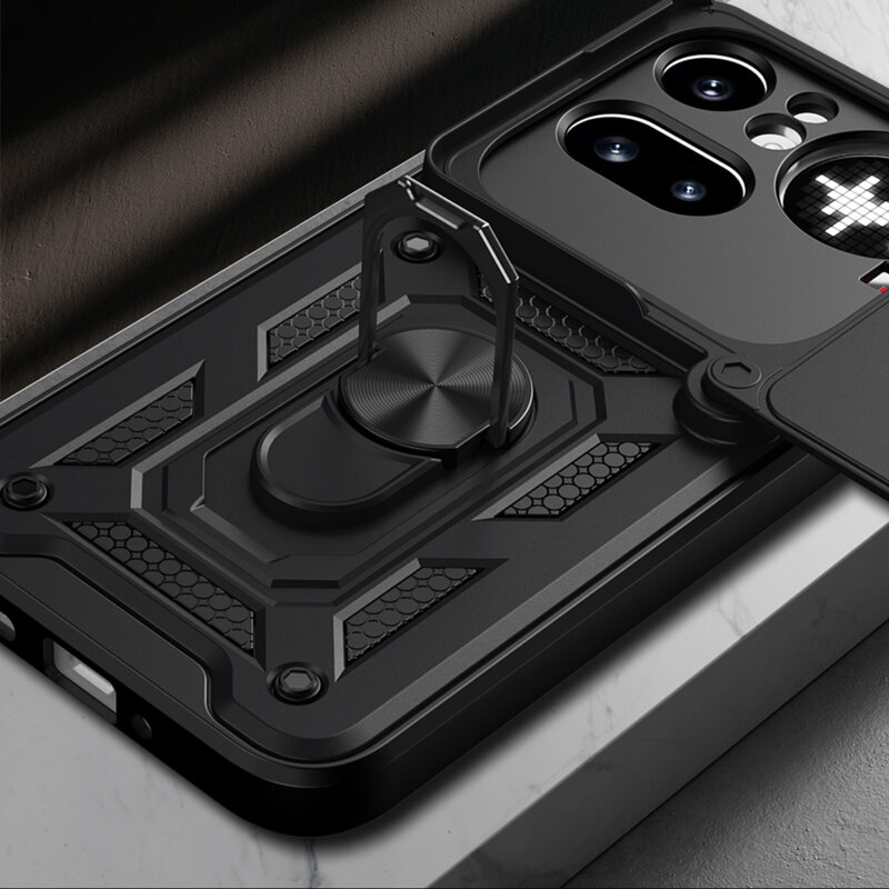 Husa Nothing Phone (4a) Pro protectie camera Techsuit CamShield Series, negru