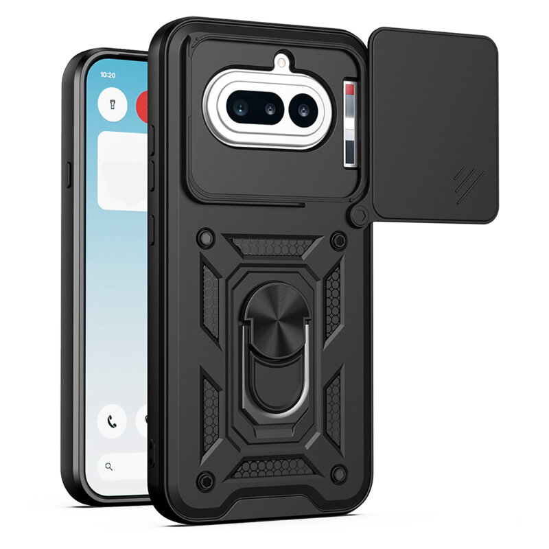Husa Nothing Phone (4a) protectie camera Techsuit CamShield Series, negru