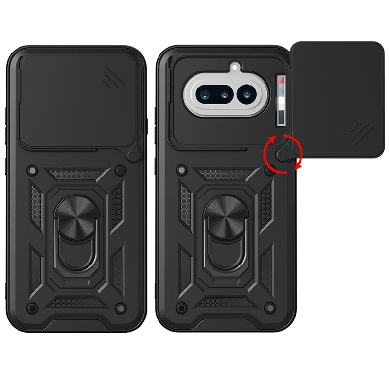 Husa Nothing Phone (4a) protectie camera Techsuit CamShield Series, albastru