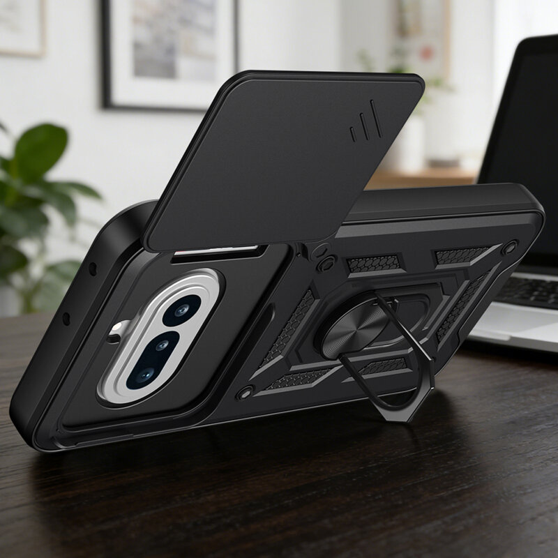 Husa Nothing Phone (4a) protectie camera Techsuit CamShield Series, albastru