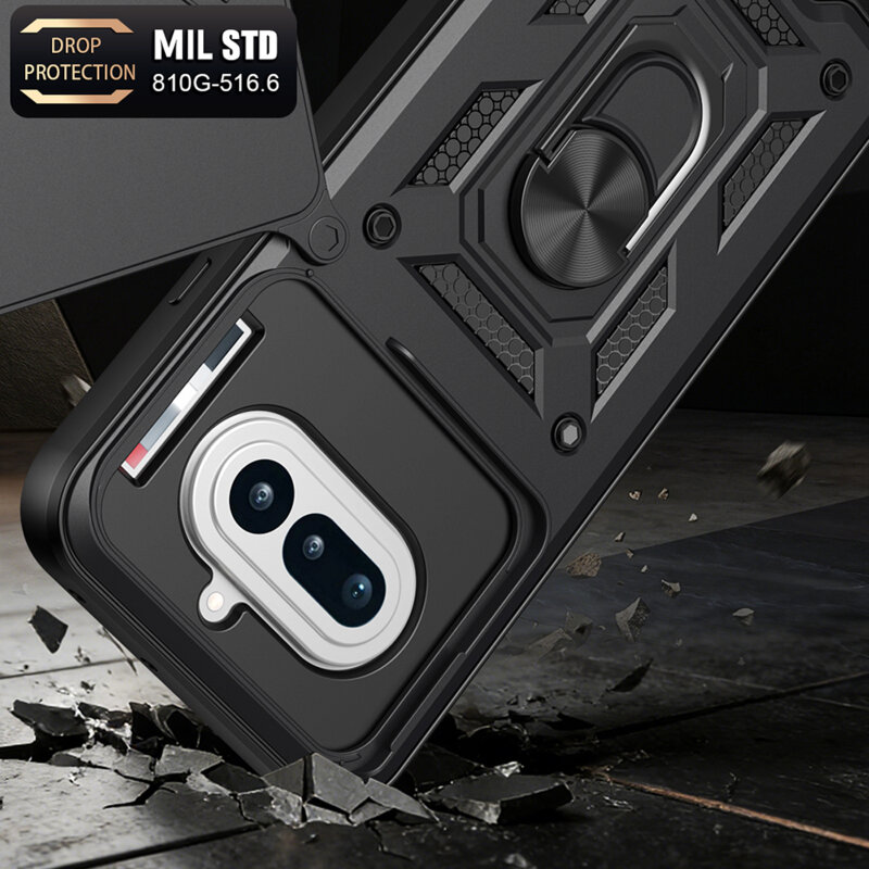 Husa Nothing Phone (4a) protectie camera Techsuit CamShield Series, albastru