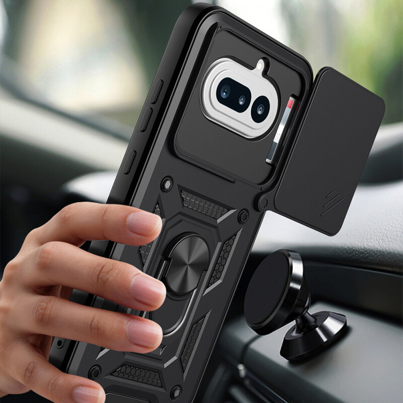 Husa Nothing Phone (4a) protectie camera Techsuit CamShield Series, albastru