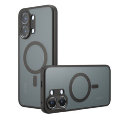 Husa Xiaomi Poco X8 Pro Max Techsuit PureFrost MagSafe, negru frost