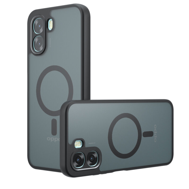 Husa Oppo A6x 5G Techsuit PureFrost MagSafe, negru frost