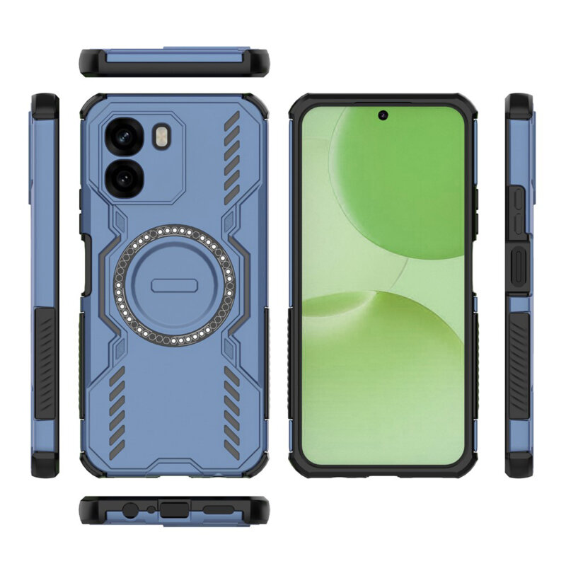 Husa Oppo A6 4G Techsuit ArmorMag Case, albastru