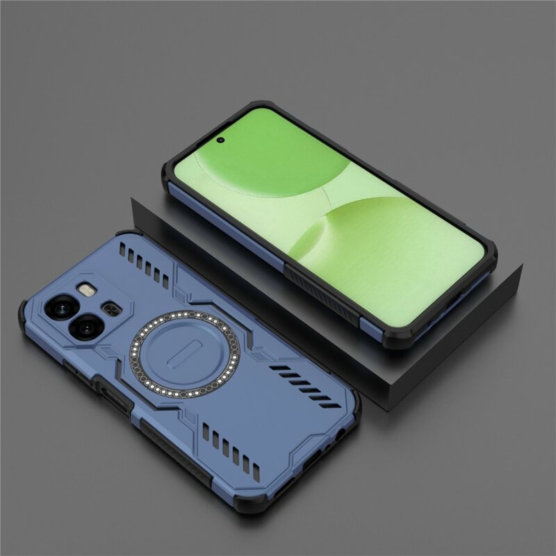 Husa Oppo A6 4G Techsuit ArmorMag Case, albastru