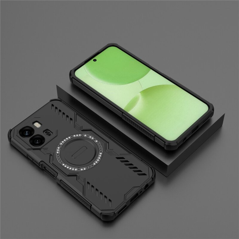 Husa Oppo A6 4G Techsuit ArmorMag Case, negru