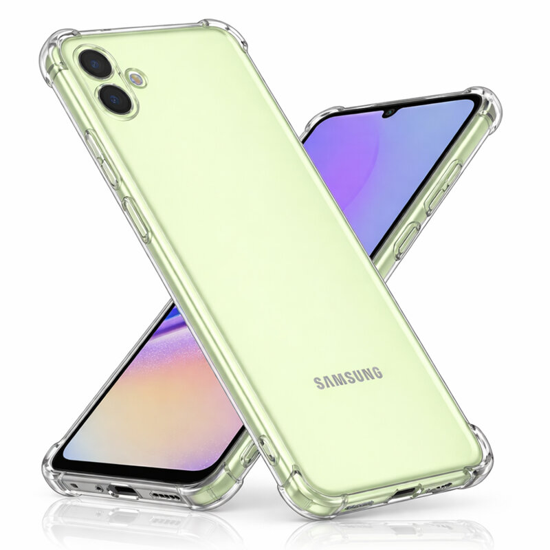 Husa Samsung Galaxy A05 Techsuit Shockproof Clear Silicone, transparenta