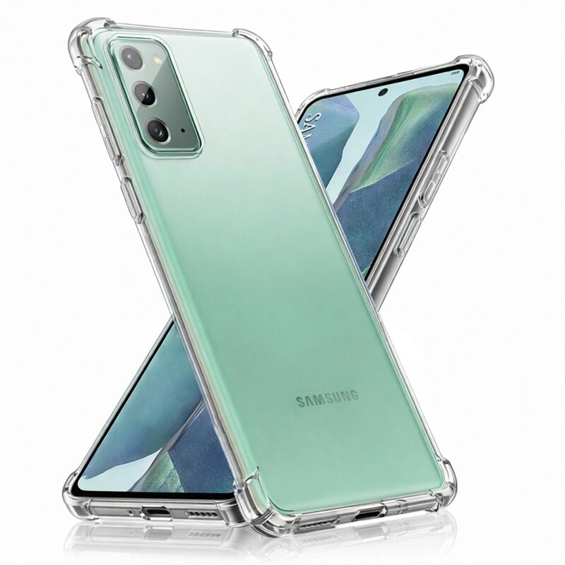 Husa Samsung Galaxy Note 20 Techsuit Shockproof Clear Silicone, transparenta