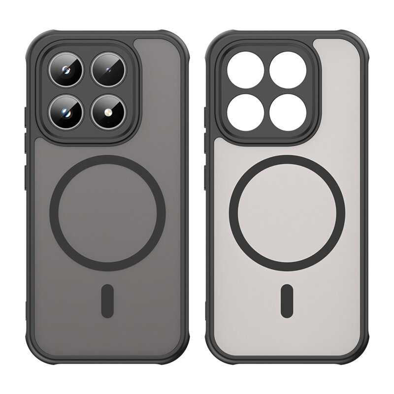 Husa Honor 600 Lite Techsuit HaloFrost II MagSafe, negru