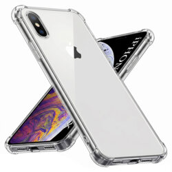 Husa iPhone XS Max Techsuit Shockproof Clear Silicone, transparenta