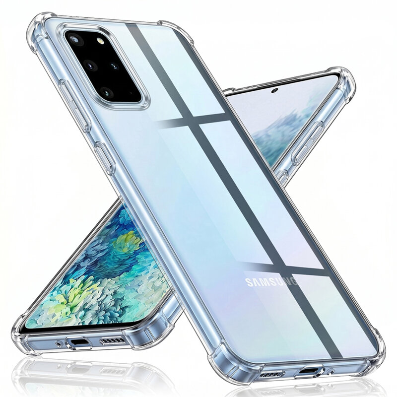 Husa Samsung Galaxy S20 Plus 5G Techsuit Shockproof Clear Silicone, transparenta
