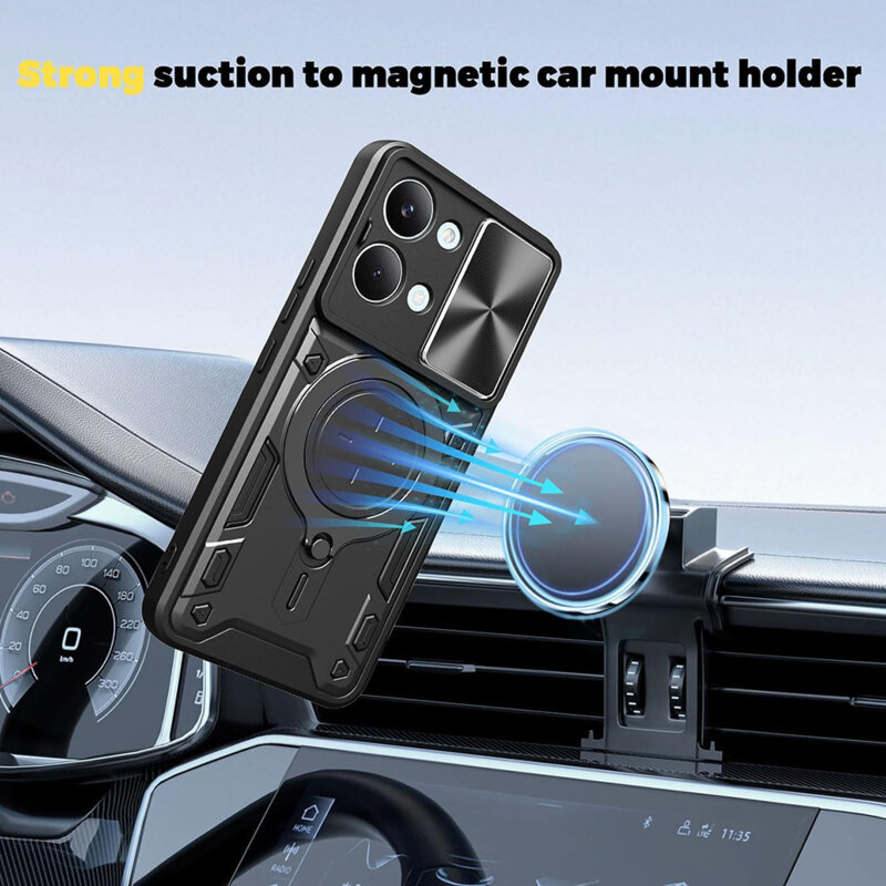 Husa Xiaomi Poco X8 Pro Max Techsuit CamGuard Pro, negru