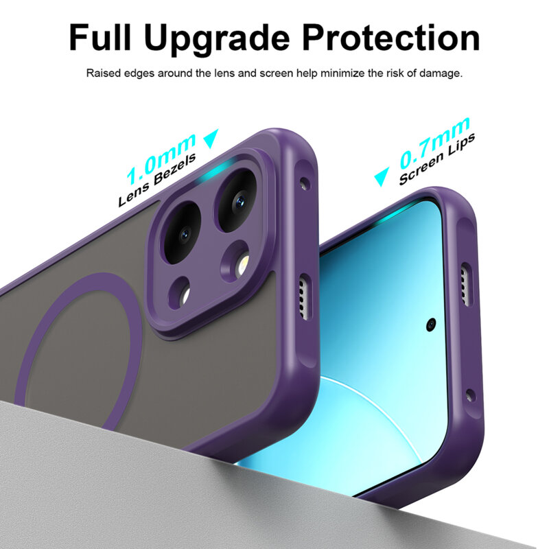 Husa Xiaomi Poco X8 Pro Max Techsuit HaloFrost II MagSafe, mov