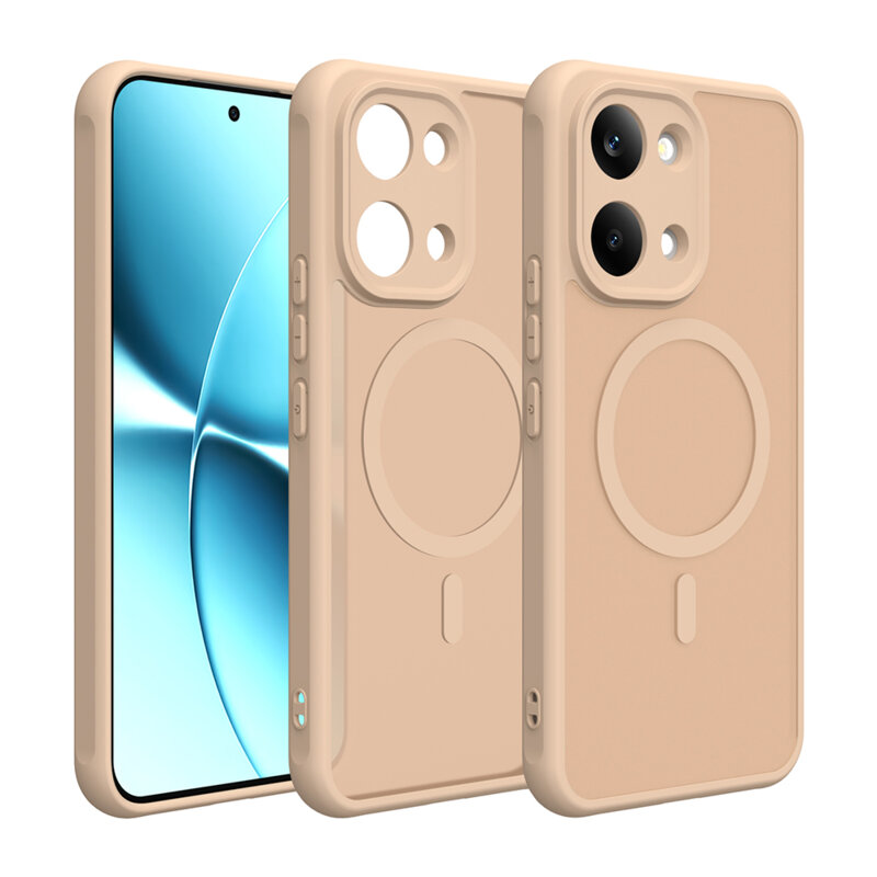 Husa Xiaomi Poco X8 Pro Max Techsuit HaloFrost II MagSafe, auriu