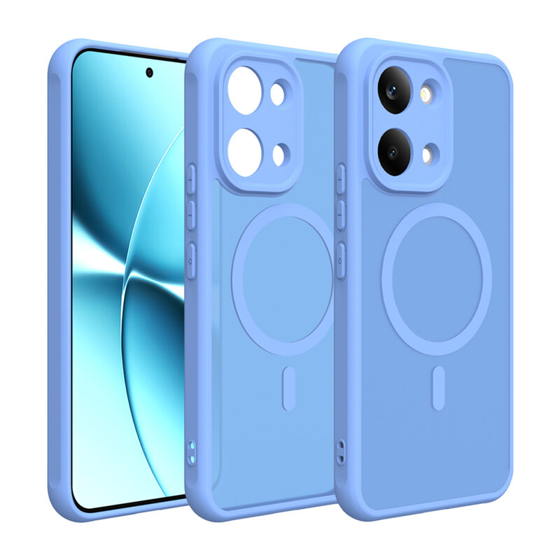 Husa Xiaomi Poco X8 Pro Max Techsuit HaloFrost II MagSafe, albastru
