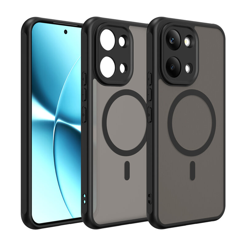Husa Xiaomi Poco X8 Pro Max Techsuit HaloFrost II MagSafe, negru