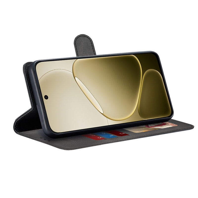 Husa 360 Oppo A6 4G Techsuit Diary Book, negru