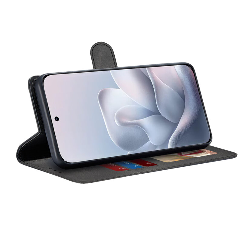 Husa 360 Motorola Edge 70 Fusion Techsuit Diary Book, negru