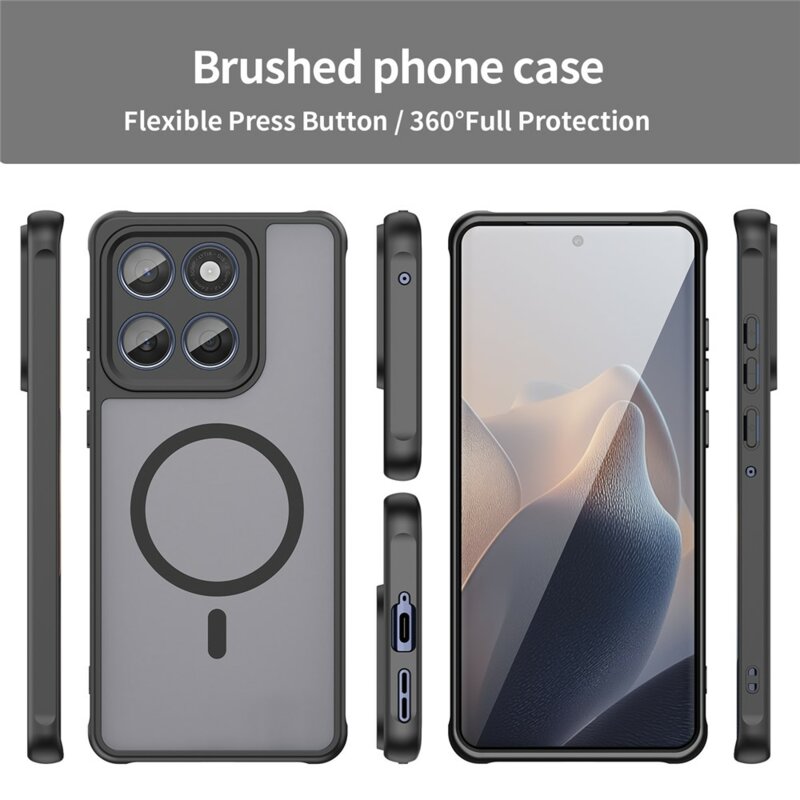 Husa Motorola Signature Techsuit HaloFrost II MagSafe, negru