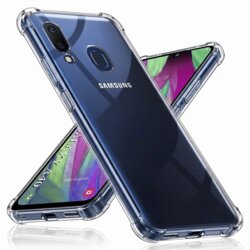 Husa Samsung Galaxy A40 Techsuit Shockproof Clear Silicone, transparenta