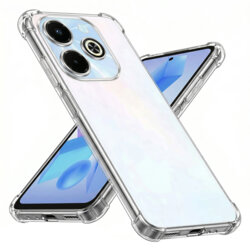 Husa Infinix Hot 40i Techsuit Shockproof Clear Silicone, transparenta