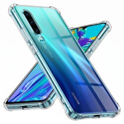 Husa Huawei P30 Techsuit Shockproof Clear Silicone, transparenta