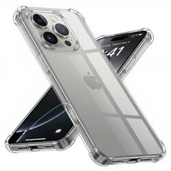 Husa iPhone 16 Pro Max Techsuit Shockproof Clear Silicone, transparenta