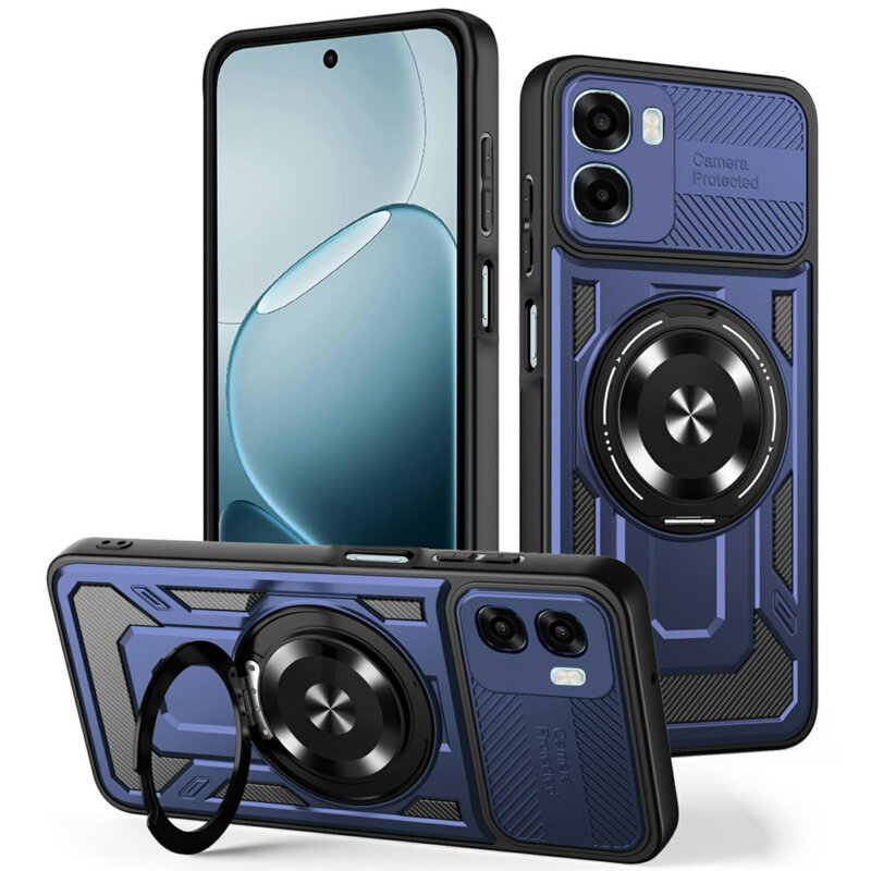 Husa Oppo A6x 4G Techsuit RuggedCam, albastru